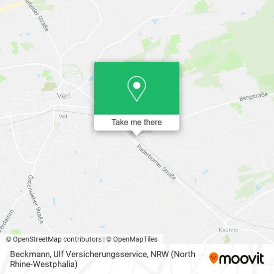 Карта Beckmann, Ulf Versicherungsservice