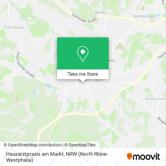 Карта Hausarztpraxis am Markt