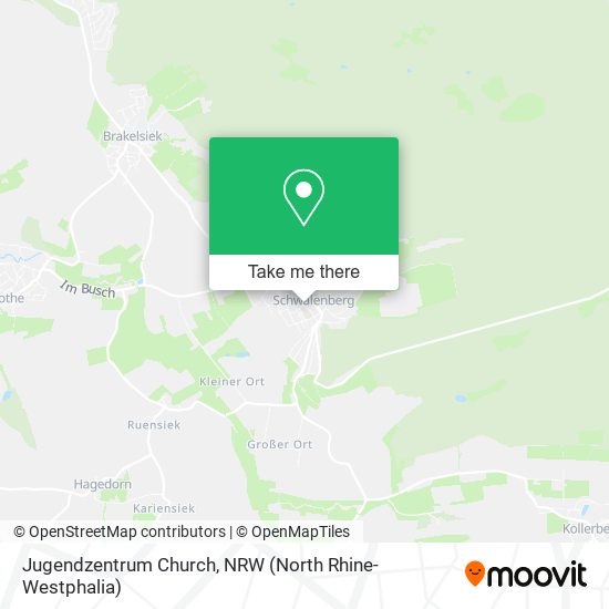 Jugendzentrum Church map