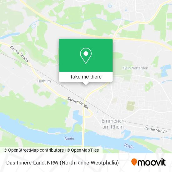 Карта Das-Innere-Land