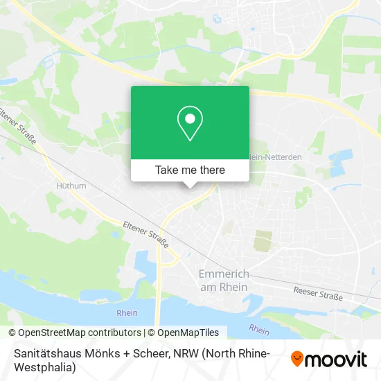 Карта Sanitätshaus Mönks + Scheer