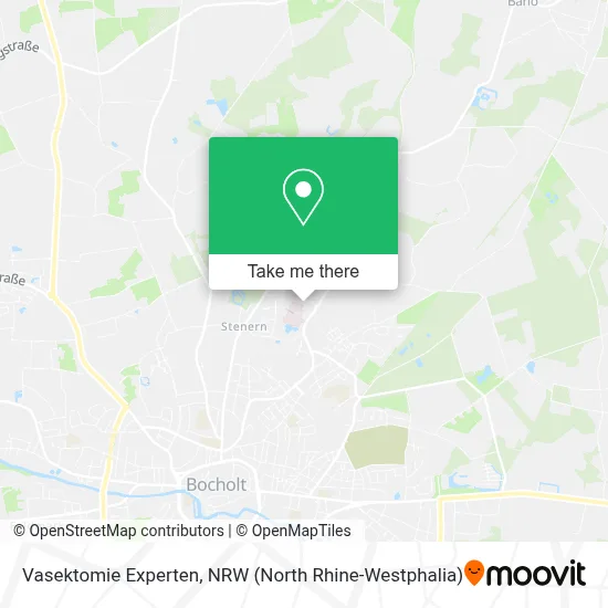 Vasektomie Experten map