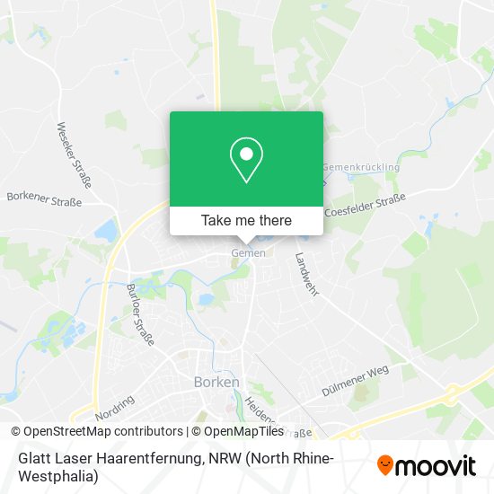 Glatt Laser Haarentfernung map