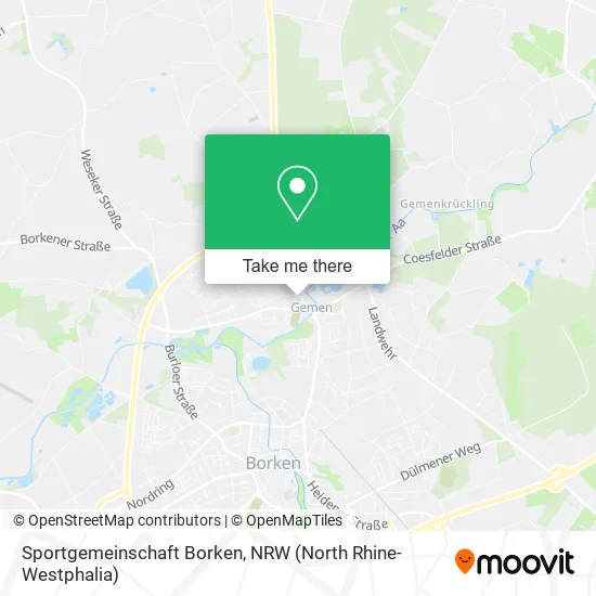 Sportgemeinschaft Borken map