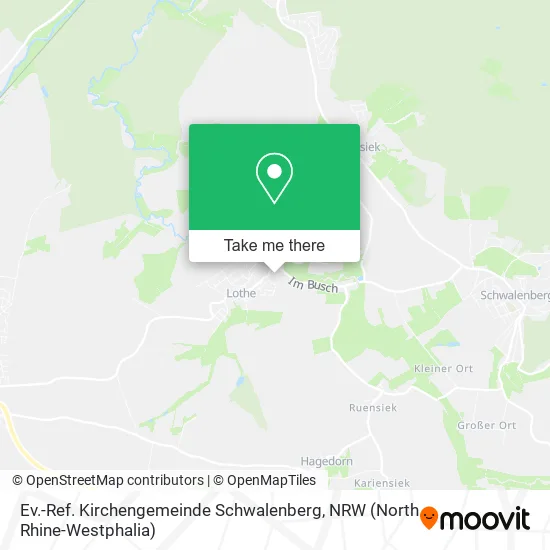 Ev.-Ref. Kirchengemeinde Schwalenberg map