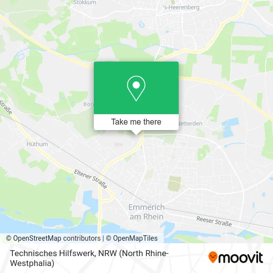 Карта Technisches Hilfswerk