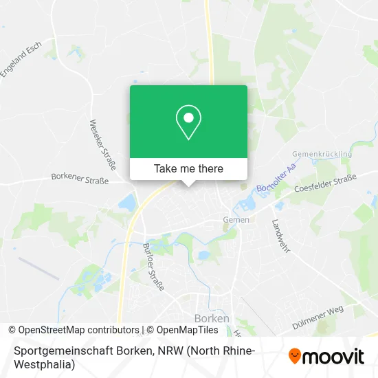 Sportgemeinschaft Borken map