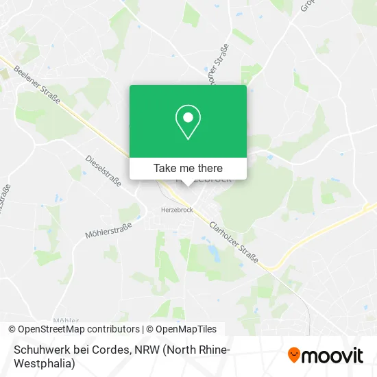 Карта Schuhwerk bei Cordes