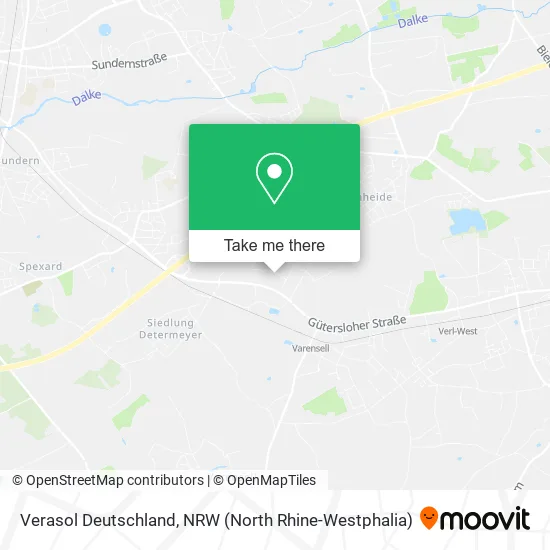 Verasol Deutschland map