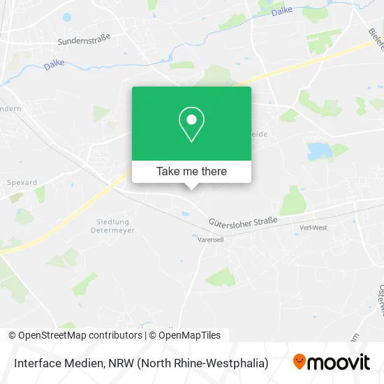 Interface Medien map