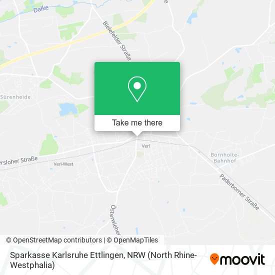 Sparkasse Karlsruhe Ettlingen map