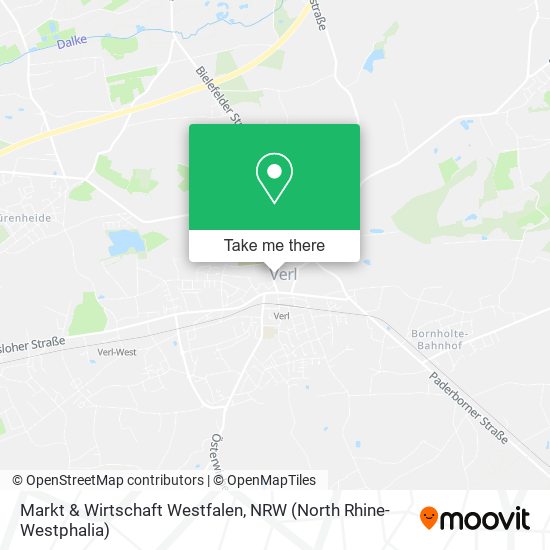 Markt & Wirtschaft Westfalen map