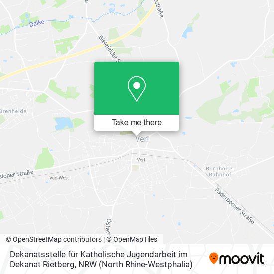 Dekanatsstelle für Katholische Jugendarbeit im Dekanat Rietberg map