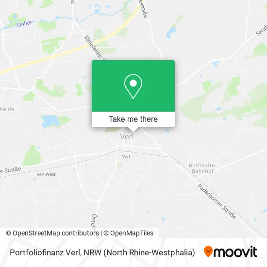 Карта Portfoliofinanz Verl