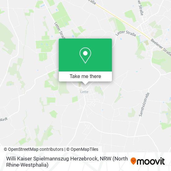 Willi Kaiser Spielmannszug Herzebrock map