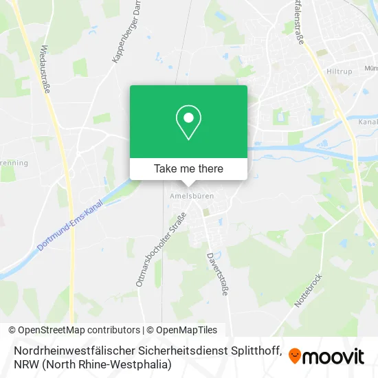 Карта Nordrheinwestfälischer Sicherheitsdienst Splitthoff