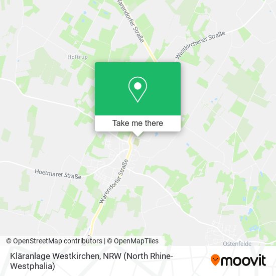 Kläranlage Westkirchen map