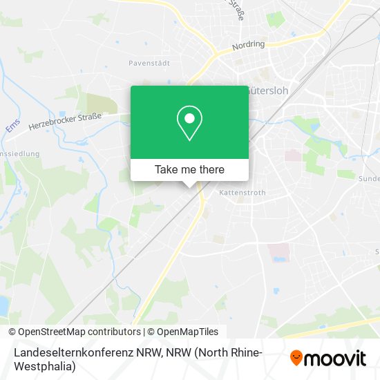 Landeselternkonferenz NRW map