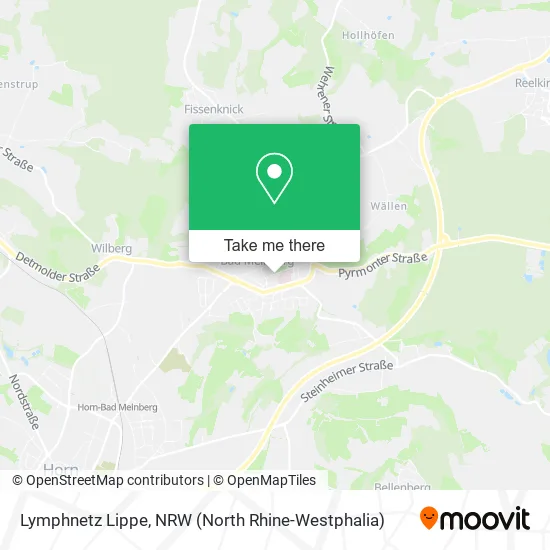 Карта Lymphnetz Lippe