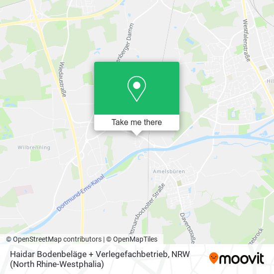 Haidar Bodenbeläge + Verlegefachbetrieb map