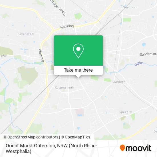 Карта Orient Markt Gütersloh