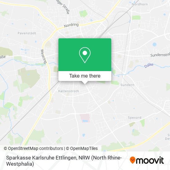 Sparkasse Karlsruhe Ettlingen map
