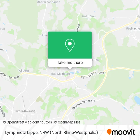 Карта Lymphnetz Lippe