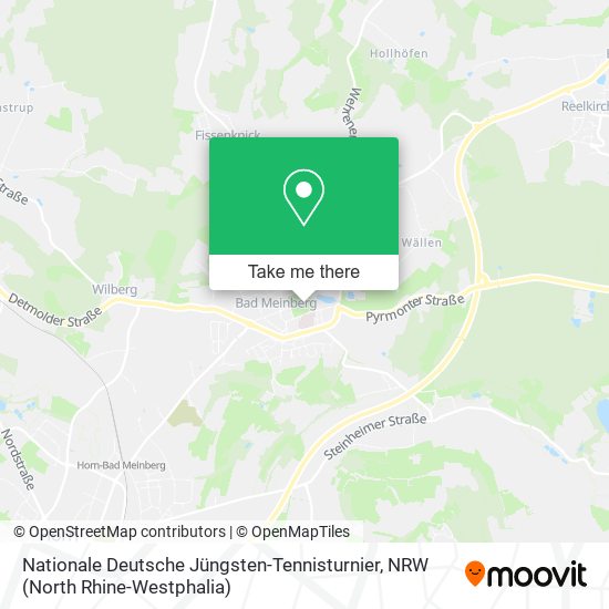 Nationale Deutsche Jüngsten-Tennisturnier map
