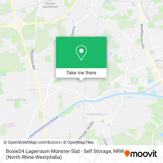 Boxie24 Lagerraum Münster-Süd - Self Storage map