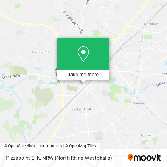 Карта Pizzapoint E. K