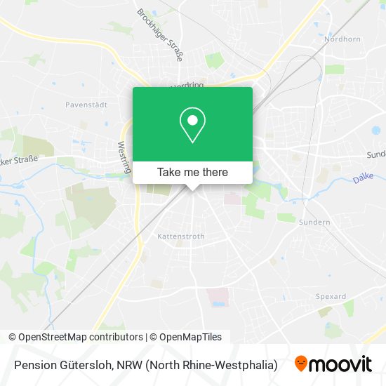 Pension Gütersloh map