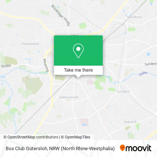 Box Club Gütersloh map