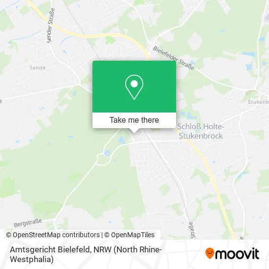Карта Amtsgericht Bielefeld