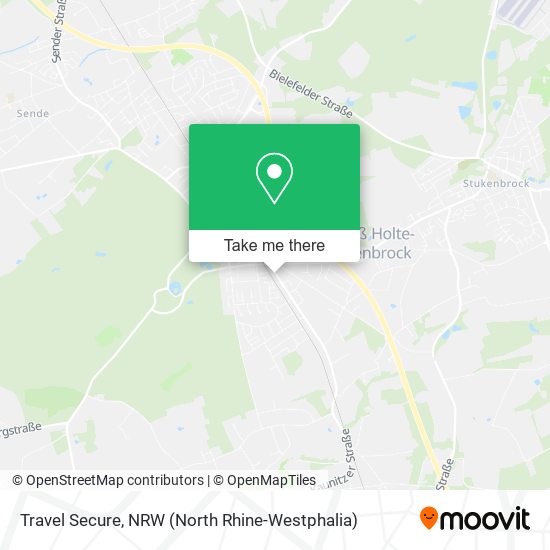 Travel Secure map