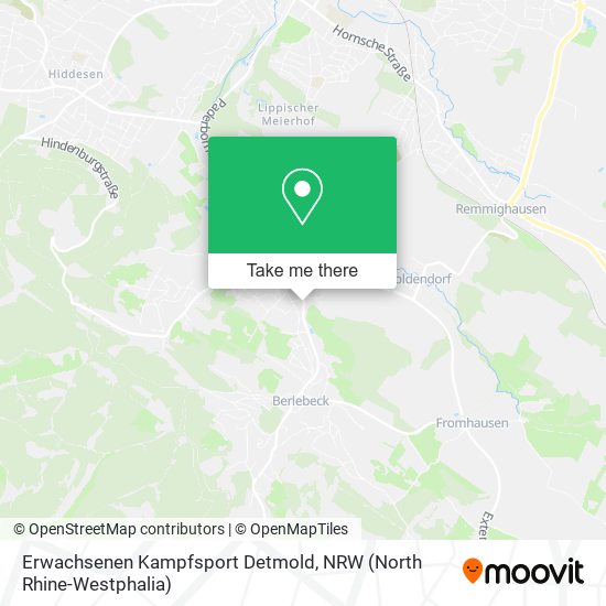Erwachsenen Kampfsport Detmold map