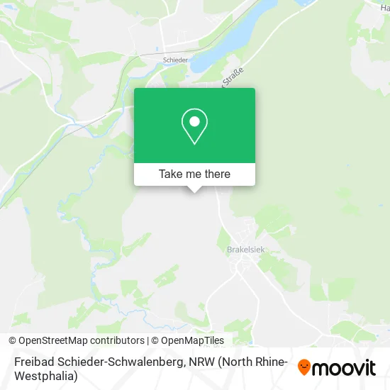 Карта Freibad Schieder-Schwalenberg