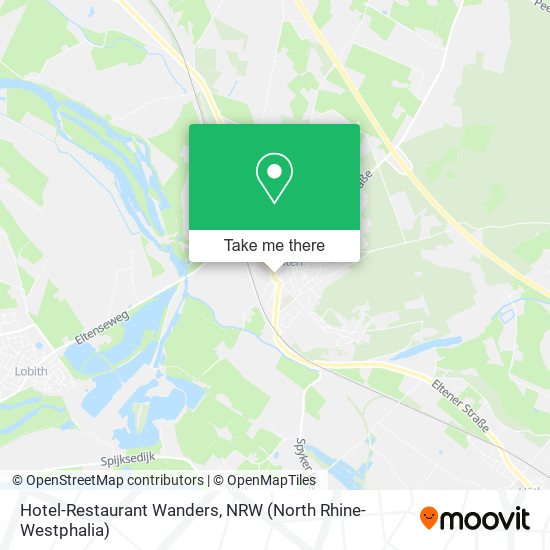 Hotel-Restaurant Wanders map