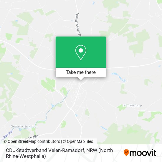 CDU-Stadtverband Velen-Ramsdorf map
