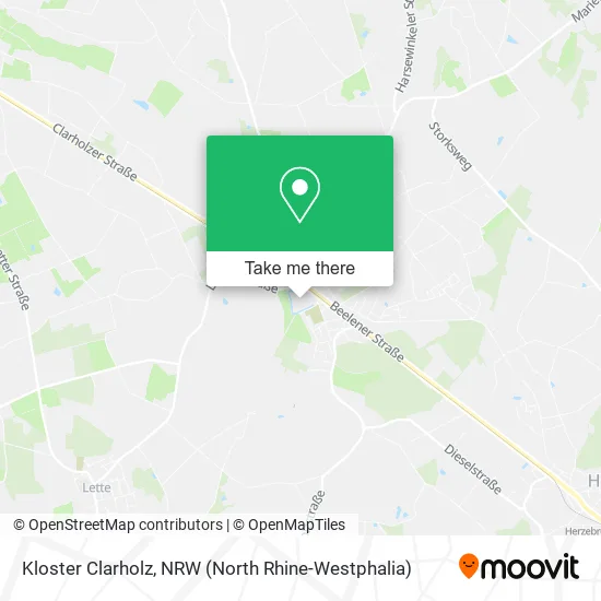 Карта Kloster Clarholz