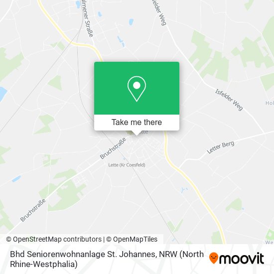 Bhd Seniorenwohnanlage St. Johannes map