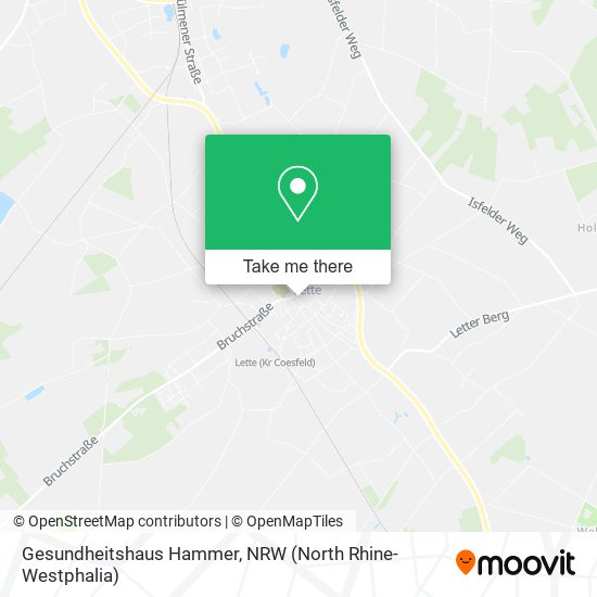 Gesundheitshaus Hammer map