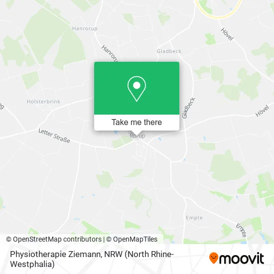 Карта Physiotherapie Ziemann