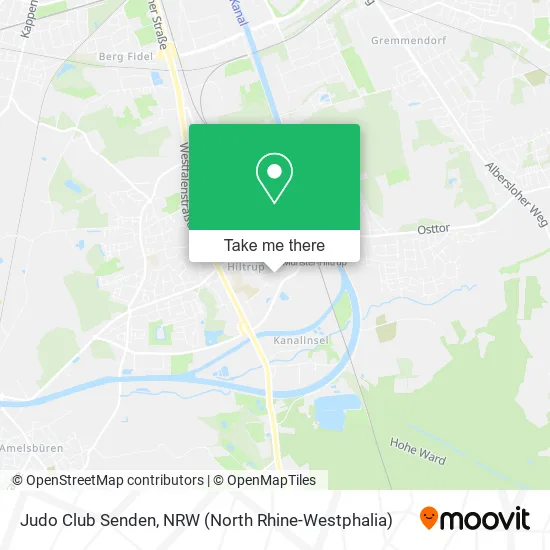 Карта Judo Club Senden