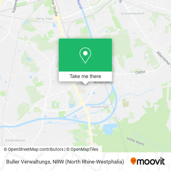 Карта Buller Verwaltungs