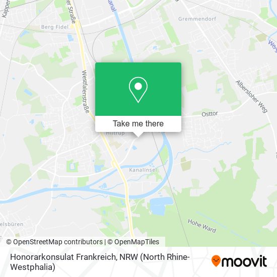 Honorarkonsulat Frankreich map