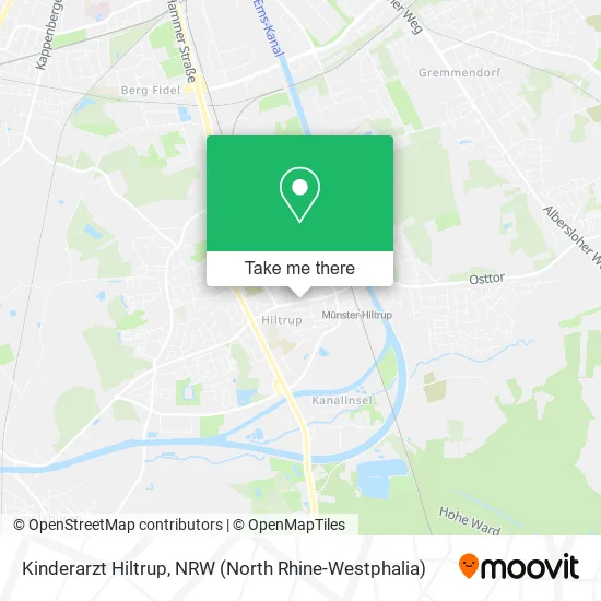 Карта Kinderarzt Hiltrup