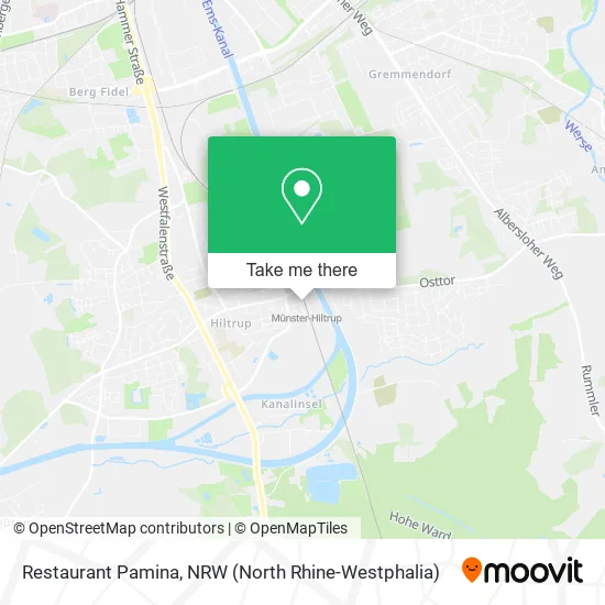 Карта Restaurant Pamina