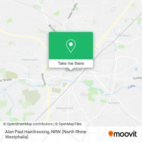 Карта Alan Paul Hairdressing