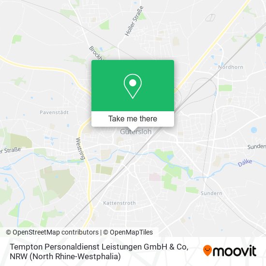Tempton Personaldienst Leistungen GmbH & Co map