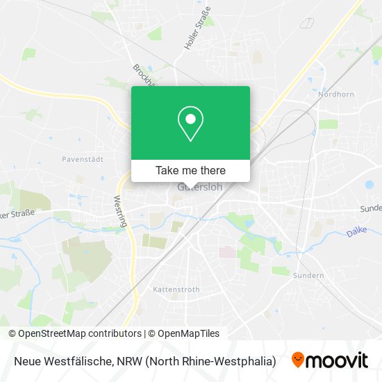 Neue Westfälische map